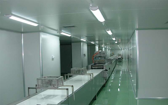 松江新橋食品車間萬級凈化工程裝修